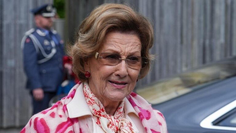 Reina Sonia de Noruega durante un acto oficial