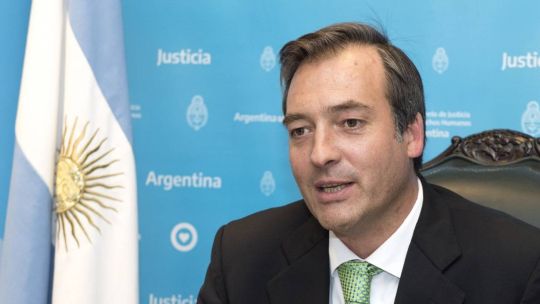 Senador Martín Soria en el Senado argentino