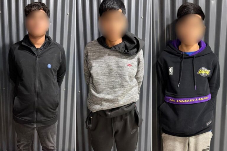 Policía de la Ciudad en operativo de detención de menores en Ciudad Oculta