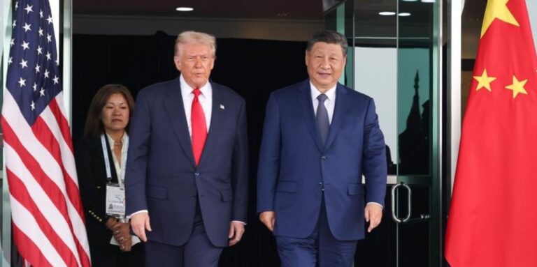 Xi Jinping y Donald Trump se encuentran en Beijing