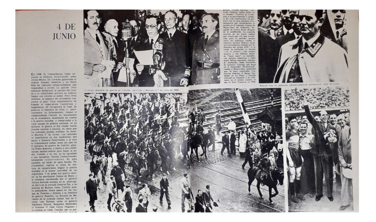 Militares argentinos durante el golpe de estado del 4 de junio de 1943