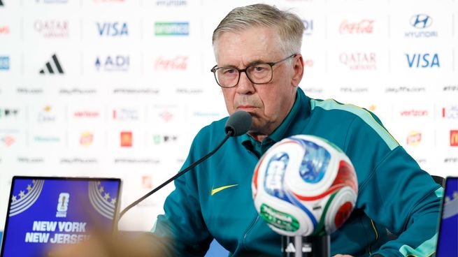 Carlo Ancelotti en conferencia de prensa antes del partido Brasil vs Japón por el Mundial 2026