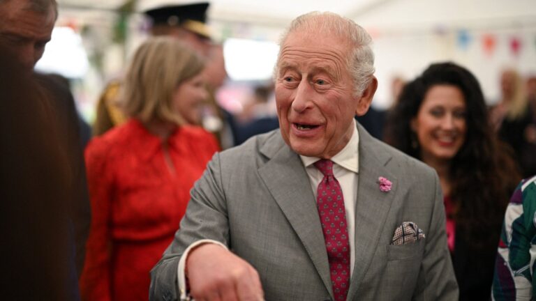 Rey Carlos III de Inglaterra en evento oficial