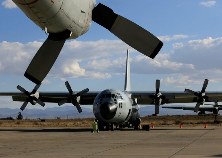 Avión C-130 Hércules de la Fuerza Aérea de Chile