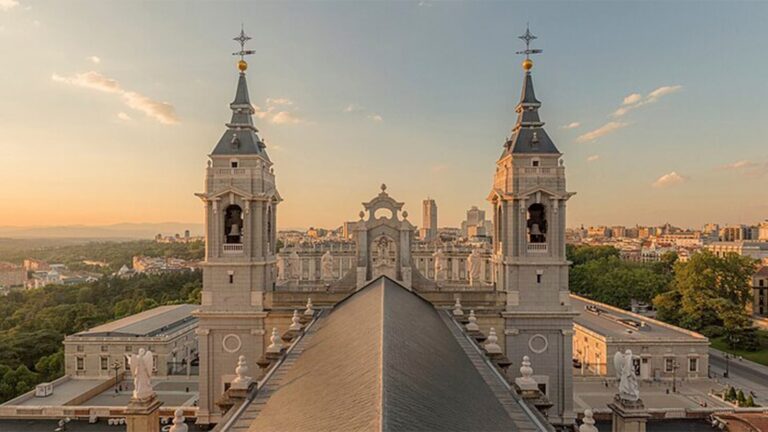 Vista de Madrid con cielo despejado