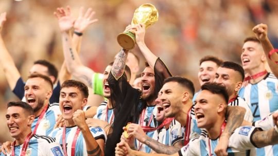 Gráfico de encuesta sobre Selección argentina y economía