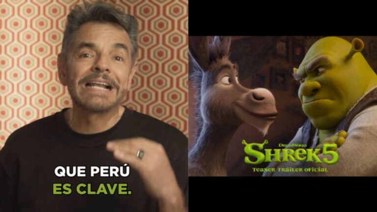 Eugenio Derbez en video promocional de Shrek 5 para Perú