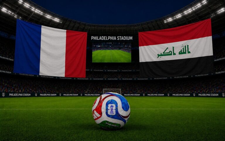 Estadio Philadelphia durante el partido Francia vs Irak por el Mundial 2026