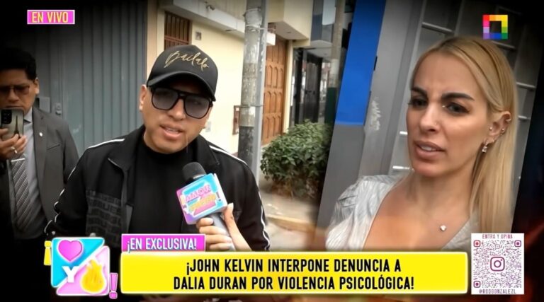John Kelvin en entrevista televisiva