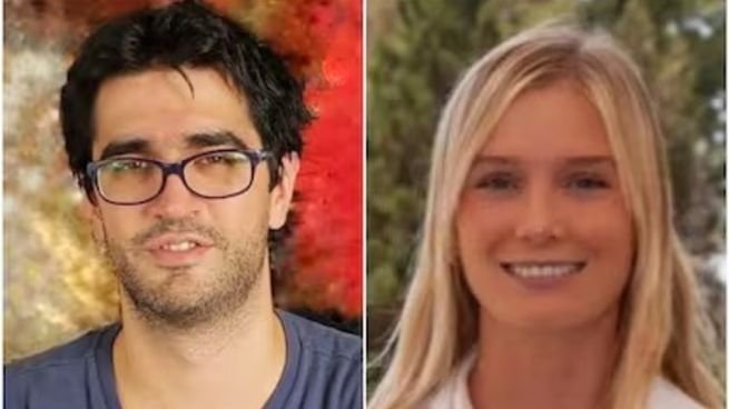 Fotografía de los anestesistas Delfina Lanusse y Hernán Boveri