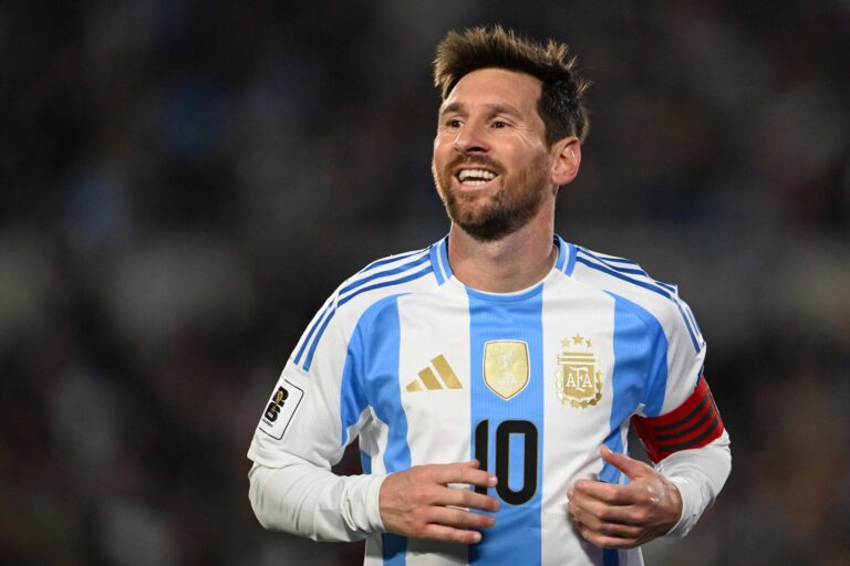 Lionel Messi en el hotel de la selección argentina en Kansas