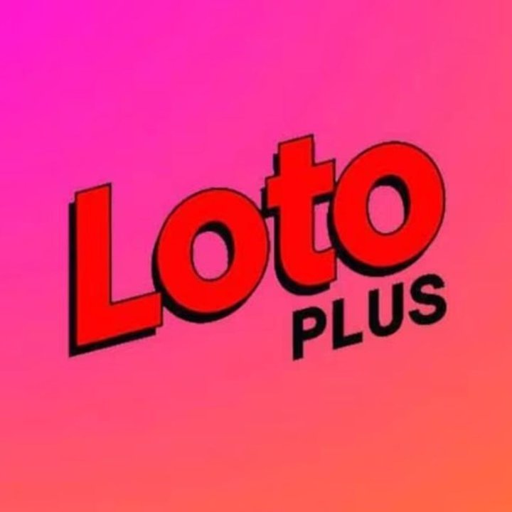 Cartel de Loto Plus con el logo del juego