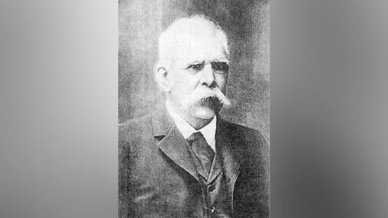 Retrato de Luis Augusto Huergo, primer ingeniero argentino