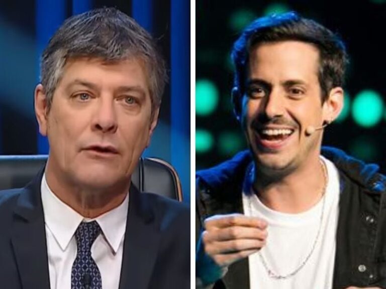 Mario Pergolini y Agustín Rada Aristarán en el programa Otro día perdido