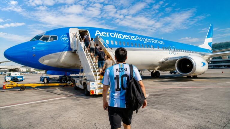 Selección argentina de fútbol jugando un partido