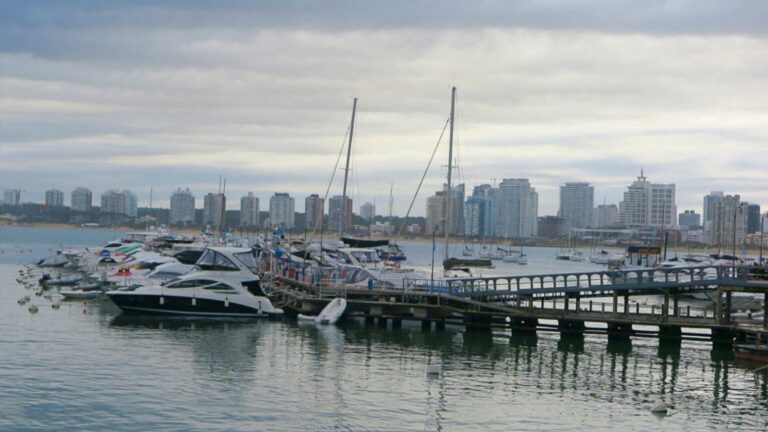 Vista de Punta del Este con cielo despejado