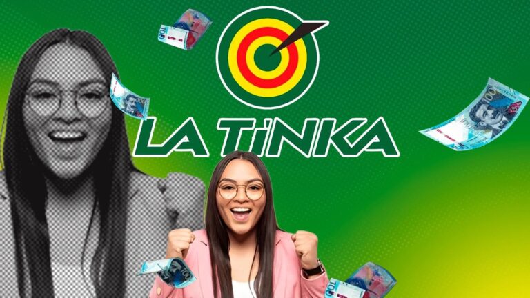 Boleto de La Tinka con números ganadores del sorteo 1309