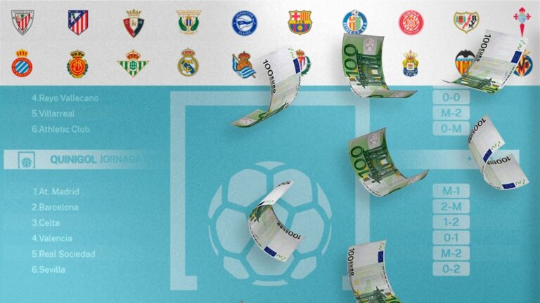 Boleto de Quinigol con resultados del sorteo del 7 de junio