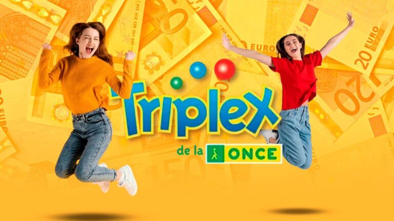 Boleto de la Triplex de la Once con la combinación ganadora 1, 8, 3