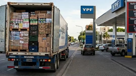 Trabajadores de carga y descarga en un depósito