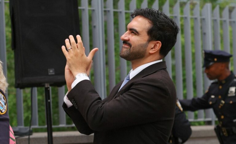 Alcalde de Nueva York Zohran Mamdani en un acto oficial
