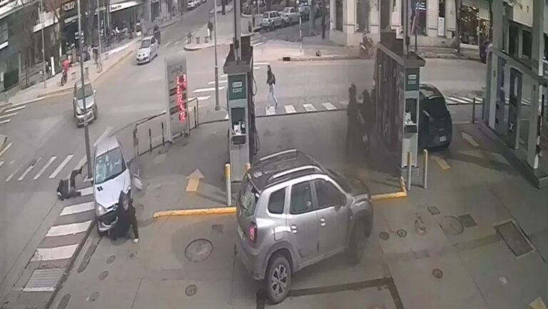 Esquina de Moreno y Catamarca en Mar del Plata donde ocurrió el accidente