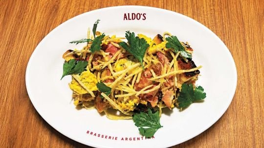 Interior del restaurante Aldo’s en el Bajo porteño