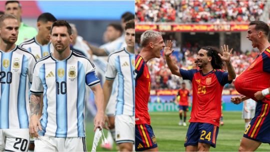 Jugadores de la selección española celebrando en el Mundial 2026