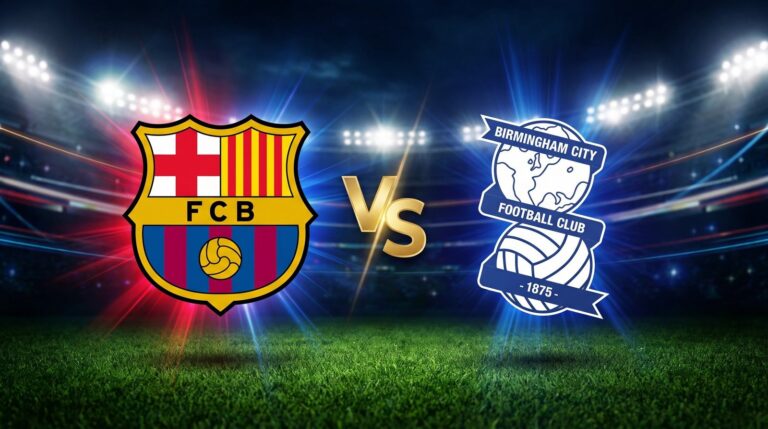 Partido amistoso de pretemporada entre Barcelona y Birmingham City
