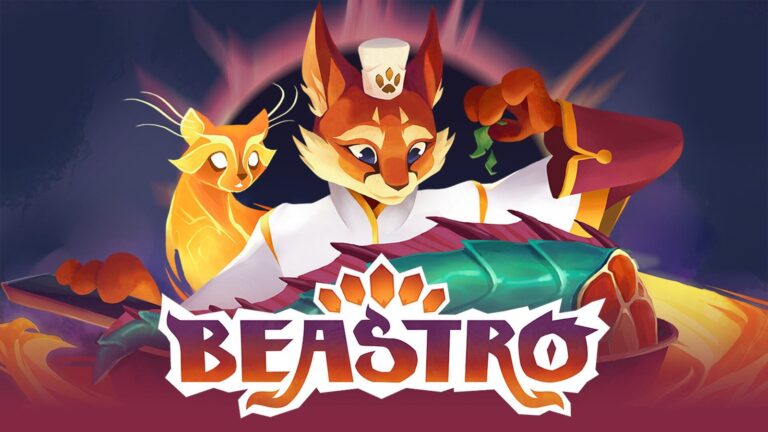 Captura de pantalla de Beastro mostrando la cocina del restaurante y personajes