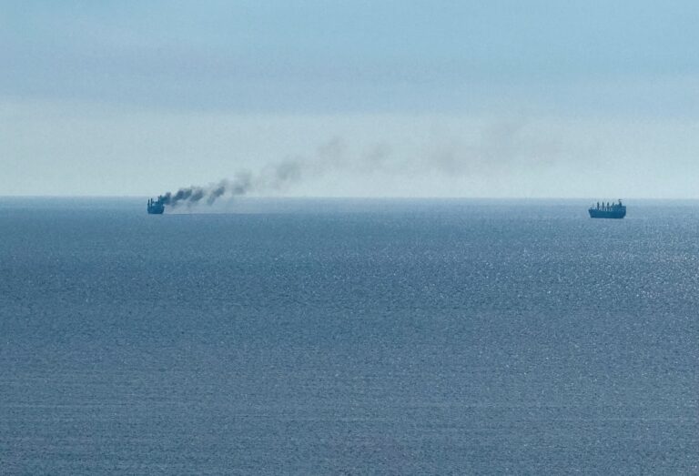 Buque petrolero Gas Lisbon atacado por drone naval en el mar Negro