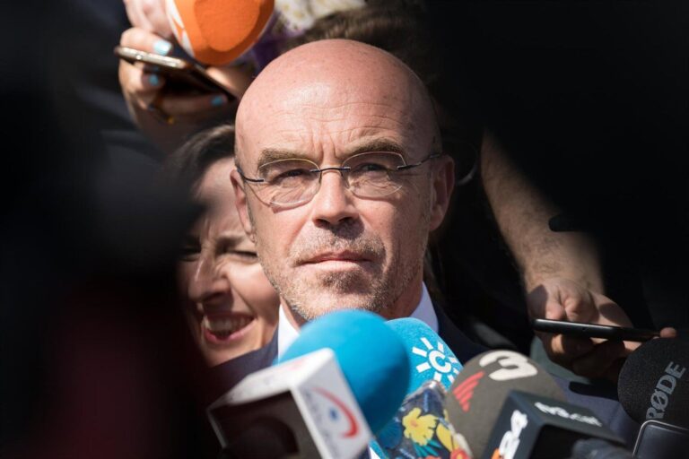 Jorge Buxadé, eurodiputado de Vox, en una comparecencia pública