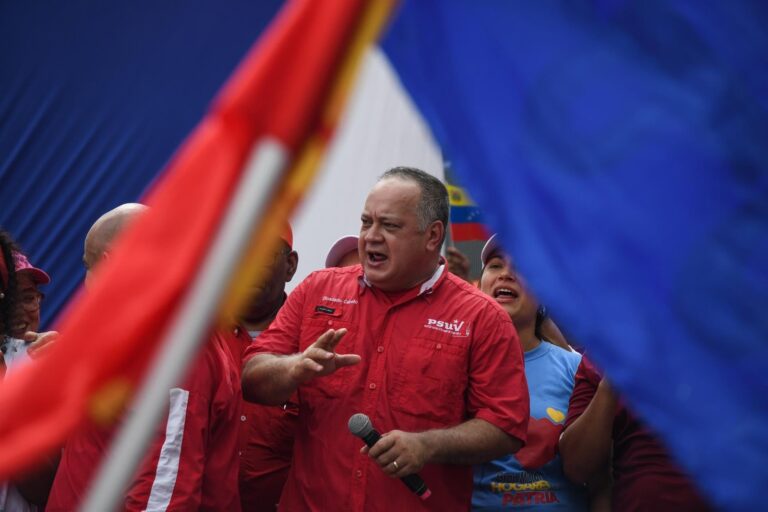 Diosdado Cabello en rueda de prensa
