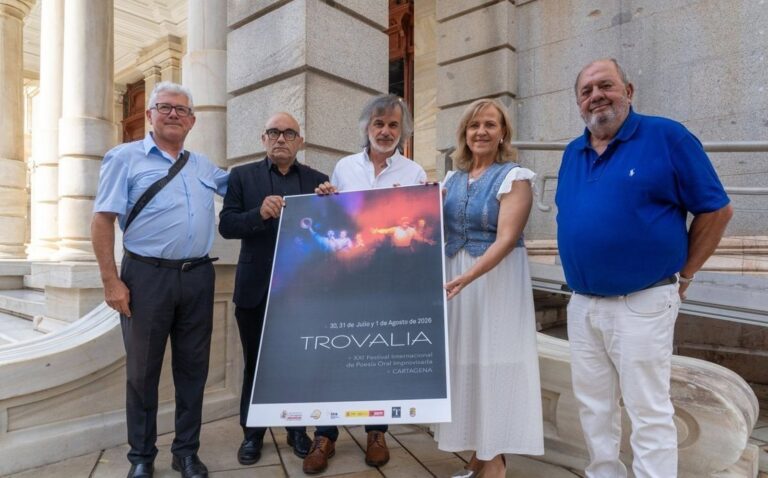 Improvisadores en el festival Trovalia en Cartagena