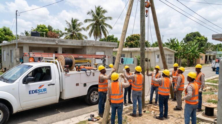 Edesur invertirá RD 962.9 millones en modernizar la red eléctrica de Peravia