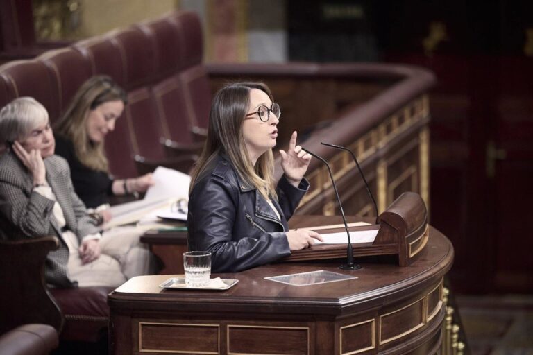 Etna Estrems, portavoz de Vivienda de ERC, en el Congreso