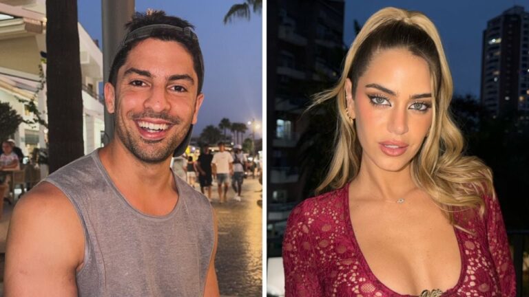 Gastón Edul y Sabrina Cortez en redes sociales