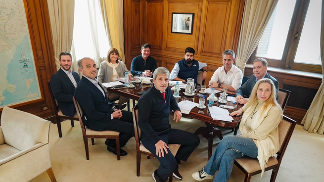 Reunión de la mesa política del Gobierno en la Casa Rosada