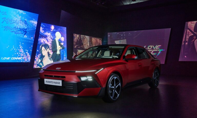 Hyundai Elantra 2026 en el Salón de la Movilidad de Busan