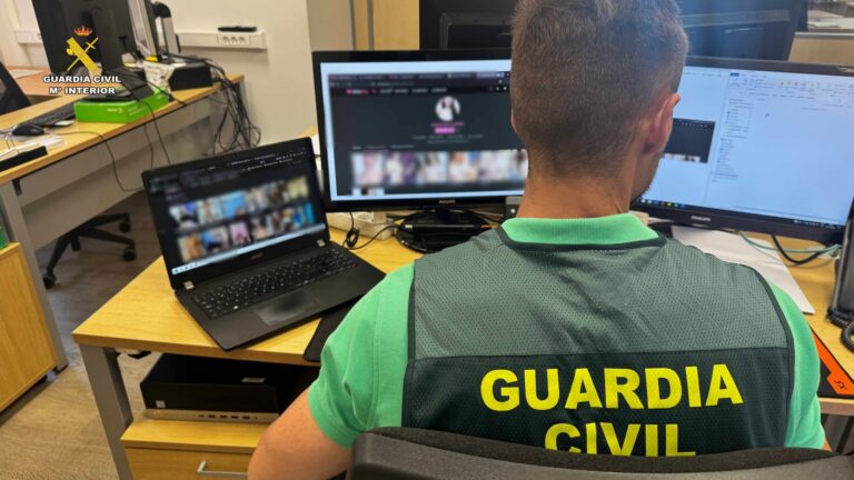 Fotografía de archivo de la Guardia Civil en Logroño