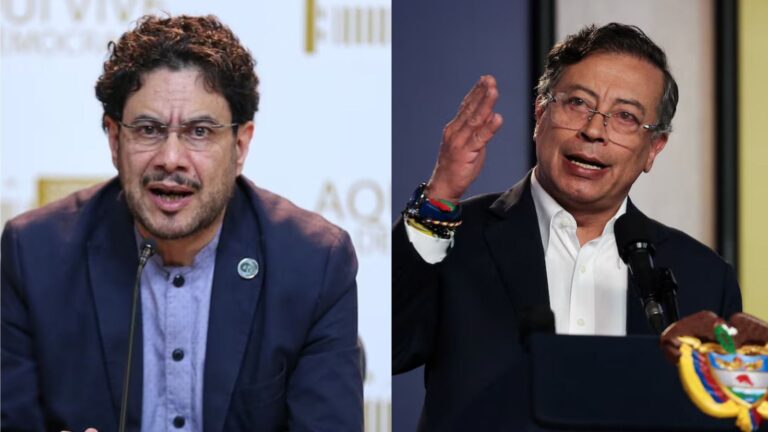 Iván Cepeda durante su intervención en Cali