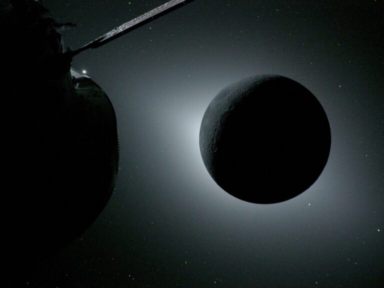 Imagen de la Luna llena conocida como Buck Moon en el cielo nocturno