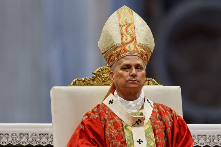 Papa León XIV durante una audiencia en el Vaticano