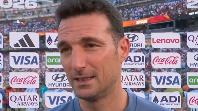Lionel Scaloni durante la final del Mundial 2026 entre Argentina y España