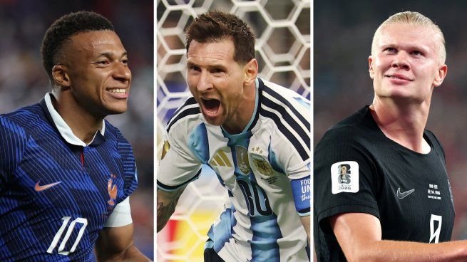 Lionel Messi celebrando un gol en el Mundial 2026