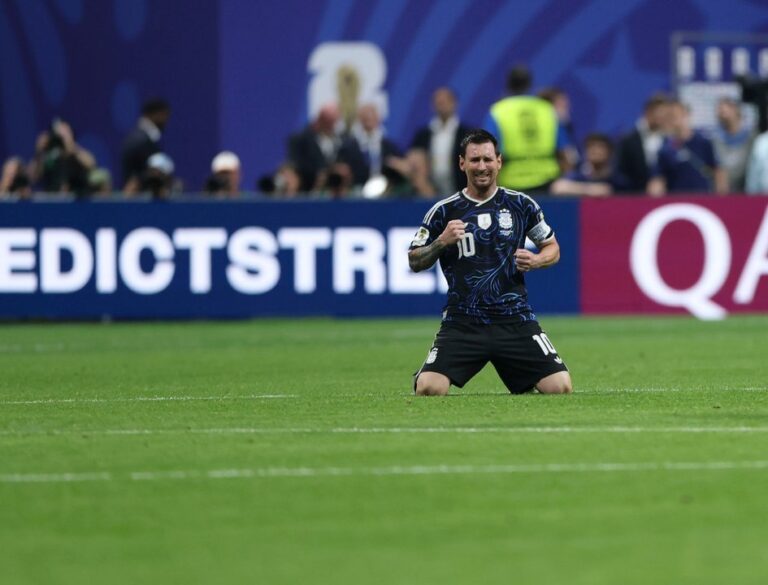 Lionel Messi en el MetLife Stadium durante la final de la Copa América Centenario 2016