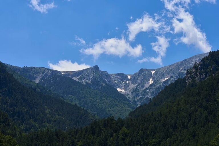 Vista del Monte Olimpo en Grecia
