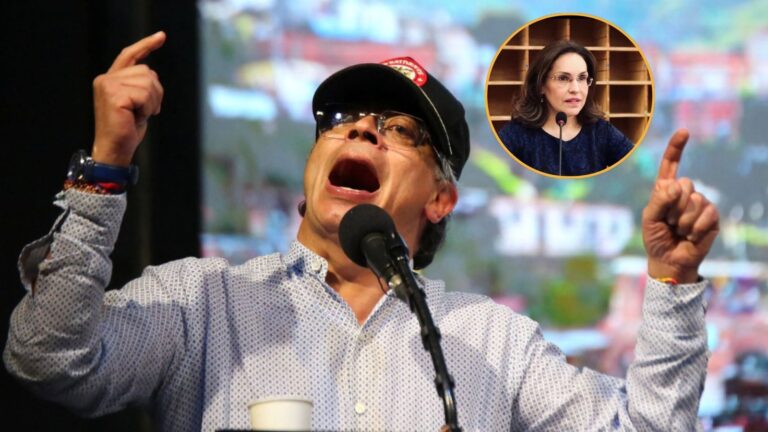 Gustavo Petro y Viviane Morales en contexto de debate sobre financiación universitaria