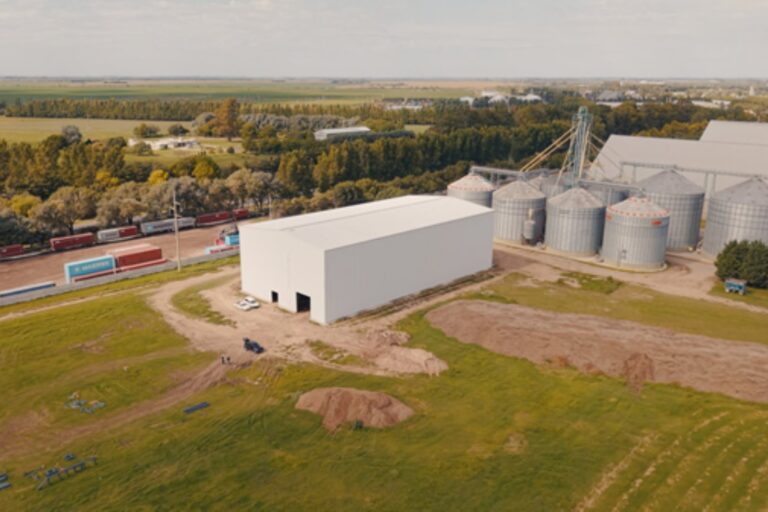 Construcción de planta de molienda de maíz de Prodeman en General Cabrera, Córdoba
