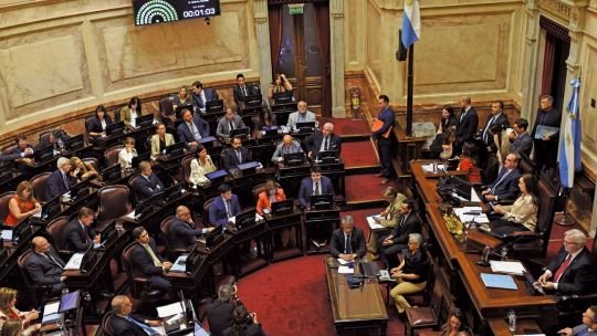 Senado de la Nación Argentina durante una sesión